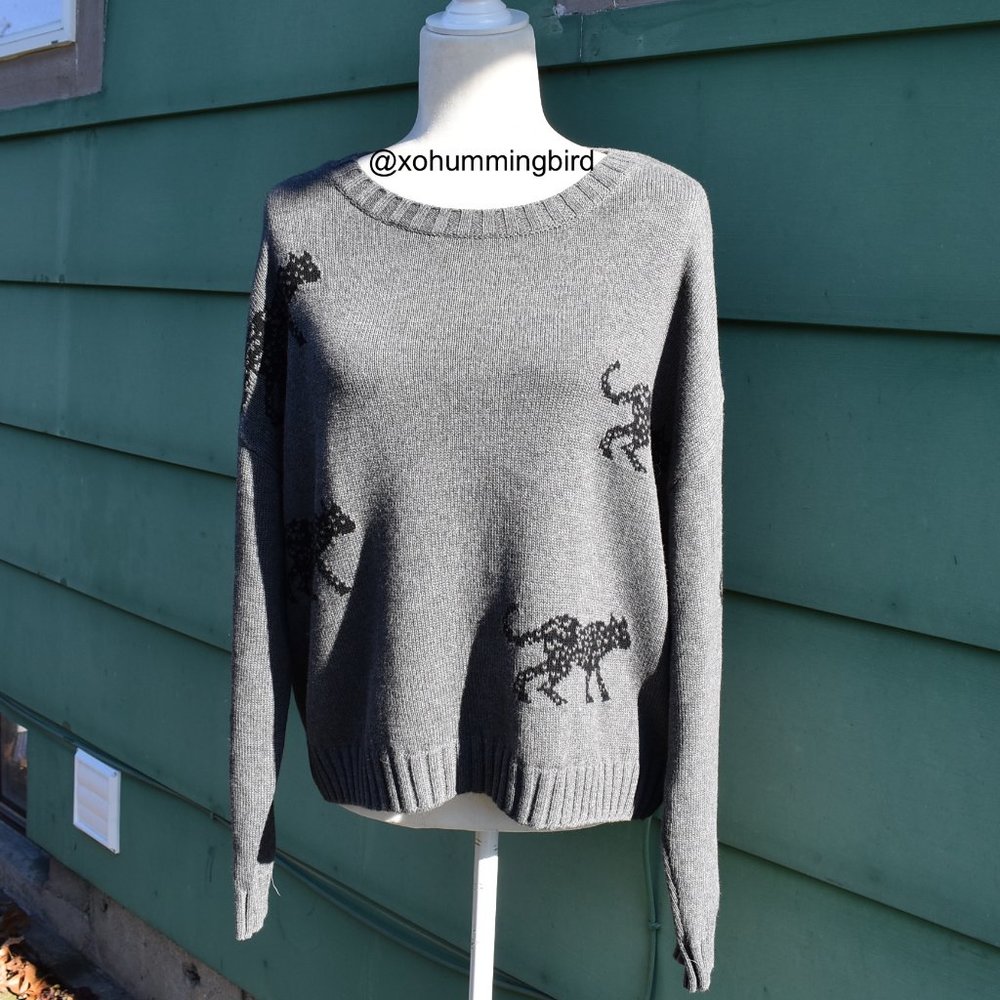 Rails | Perci Sweater (Ash Jungle Cat) - Picture 8 of 15